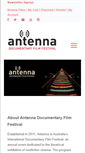 Mobile Screenshot of antennafestival.org